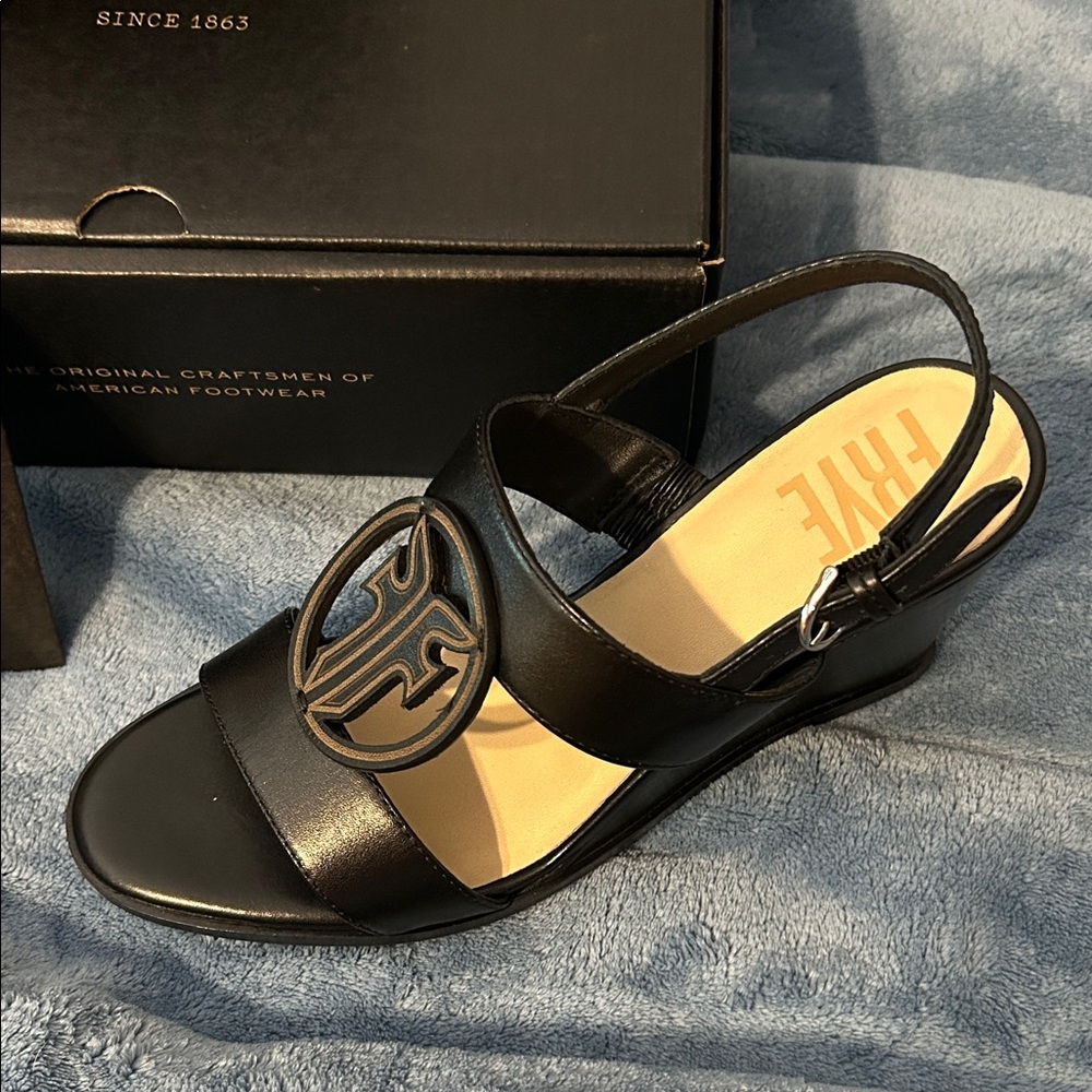 Frye Black Rachel Sandals